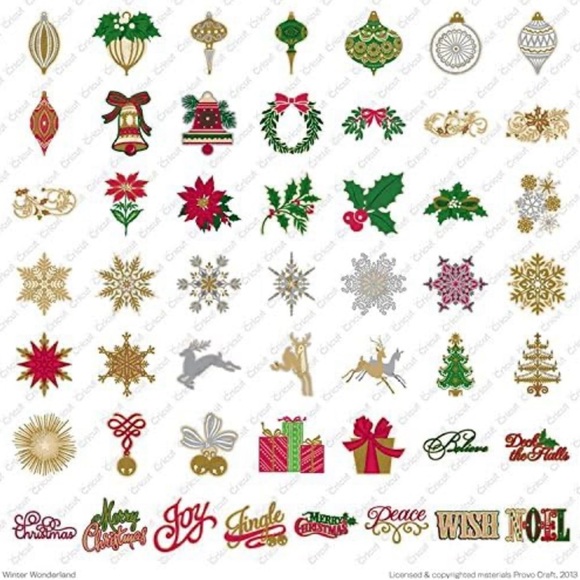 Cricut Anna Griffin Winter Wonderland - Picture 1 of 10